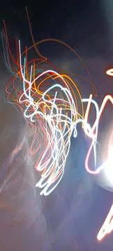 Cyber programming concept in blue theme for presentation abstract background Stock Photos