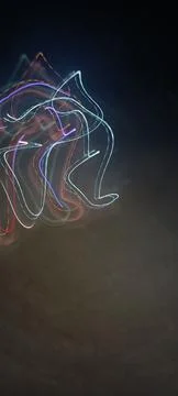 Cyber programming concept in blue theme for presentation abstract background Stock Photos