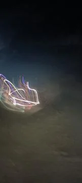 Cyber programming concept in blue theme for presentation abstract background 스톡 사진