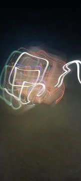 Cyber programming concept in blue theme for presentation abstract background Stock Photos