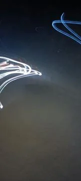 Cyber programming concept in blue theme for presentation abstract background Stock Photos