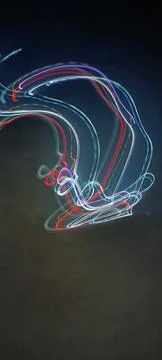 Cyber programming concept in blue theme for presentation abstract background Stock Photos