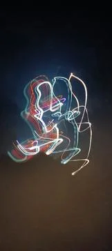 Cyber programming concept in blue theme for presentation abstract background Stock Photos