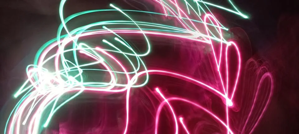 Cyber programming concept in blue theme for presentation abstract background Foto stock