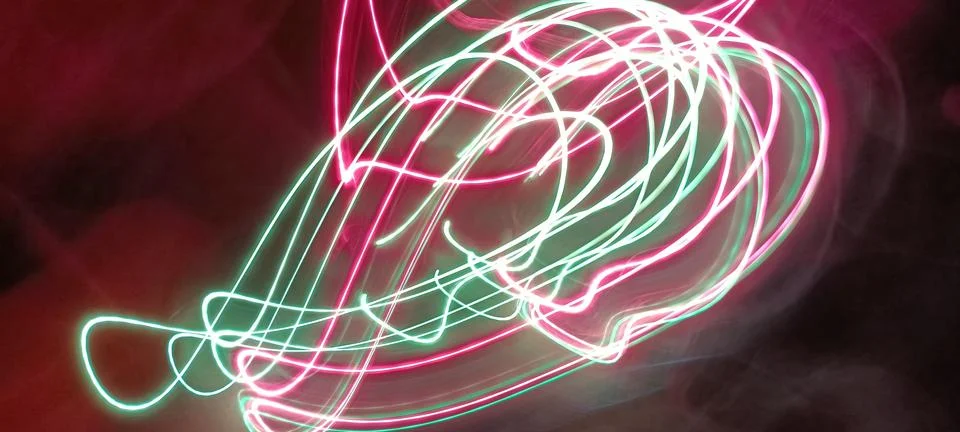 Cyber programming concept in blue theme for presentation abstract background Stock Photos