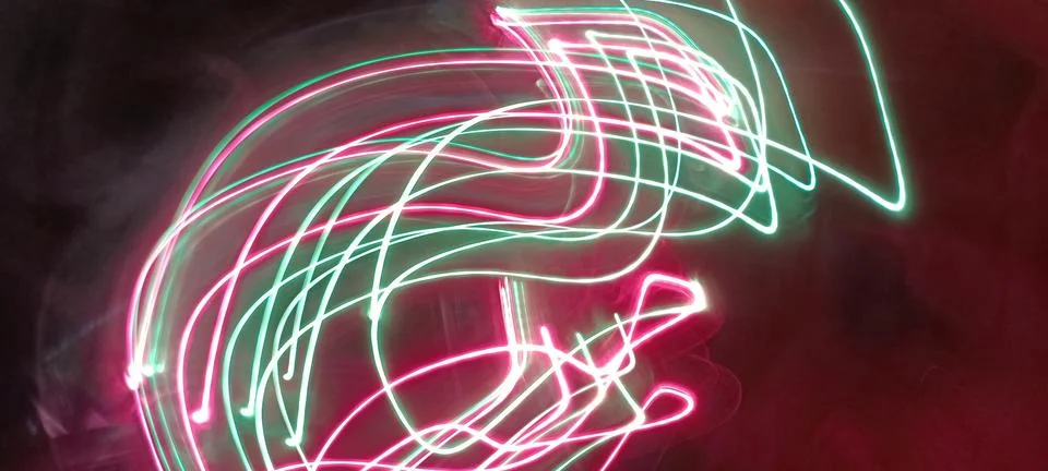 Cyber programming concept in blue theme for presentation abstract background Stock Photos