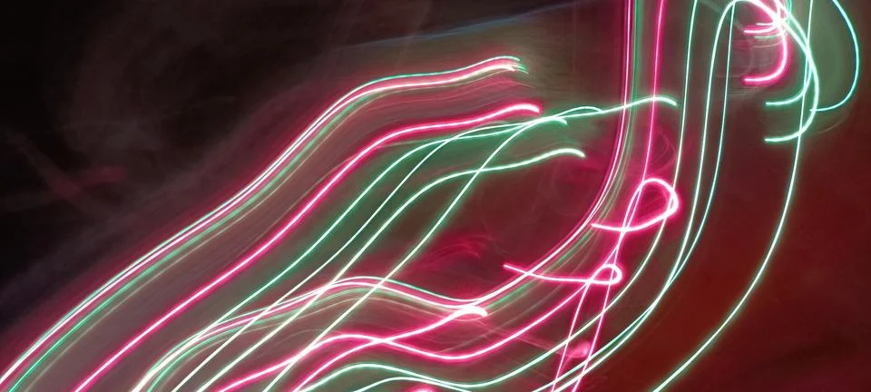 Cyber programming concept in blue theme for presentation abstract background Stock Photos