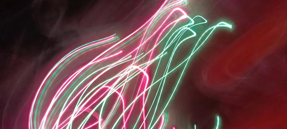 Cyber programming concept in blue theme for presentation abstract background Stock Photos