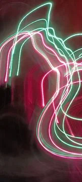 Cyber programming concept in blue theme for presentation abstract background Stock Photos