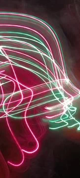 Cyber programming concept in blue theme for presentation abstract background Stock Photos