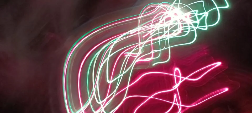 Cyber programming concept in blue theme for presentation abstract background Stock Photos