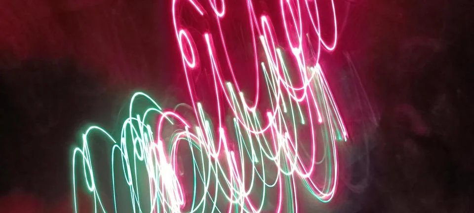 Cyber programming concept in blue theme for presentation abstract background Stock Photos