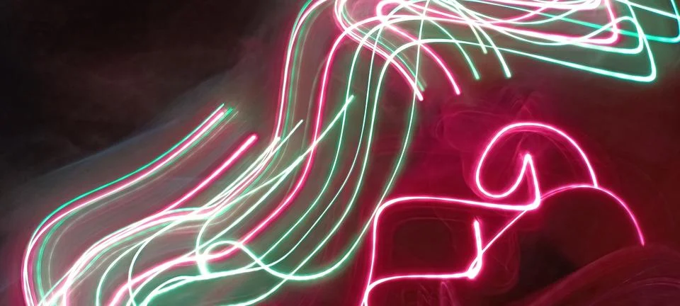 Cyber programming concept in blue theme for presentation abstract background Stock Photos