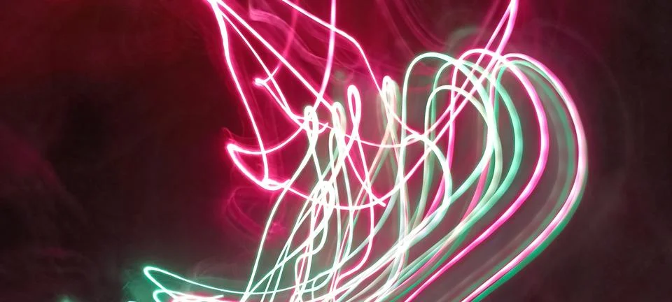 Cyber programming concept in blue theme for presentation abstract background Stock Photos