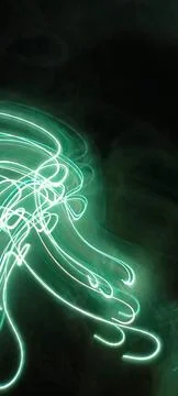 Cyber programming concept in blue theme for presentation abstract background Stock Photos