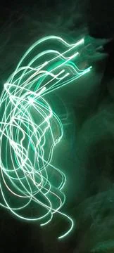 Cyber programming concept in blue theme for presentation abstract background Stock Photos