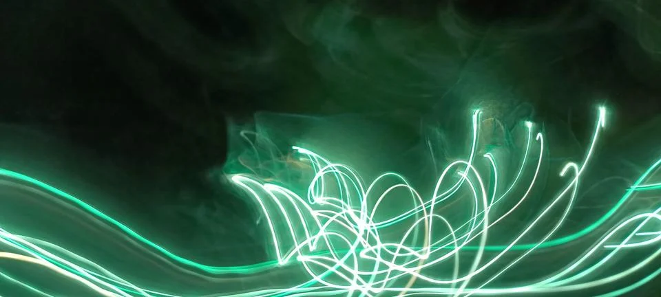 Cyber programming concept in blue theme for presentation abstract background 스톡 사진