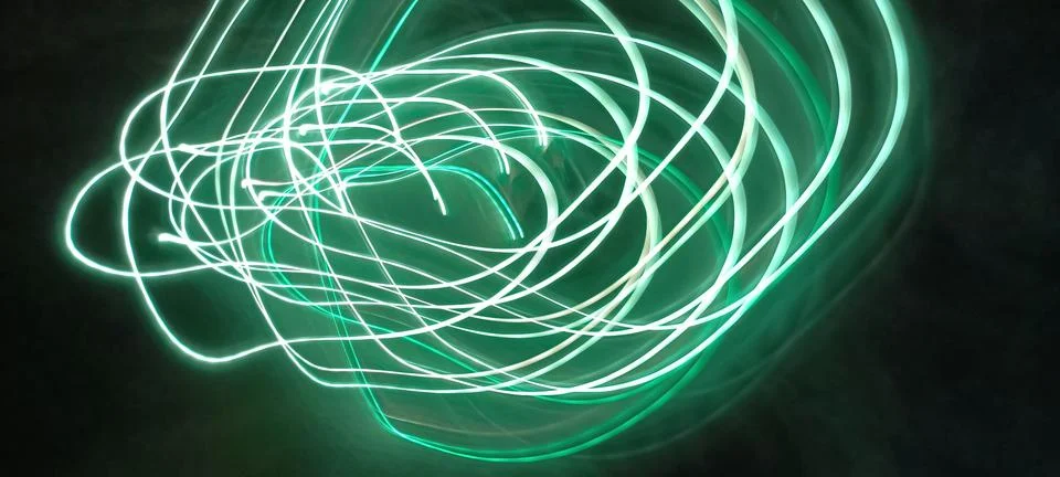 Cyber programming concept in blue theme for presentation abstract background Foto stock