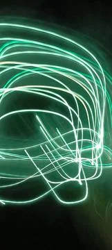 Cyber programming concept in blue theme for presentation abstract background Stock Photos