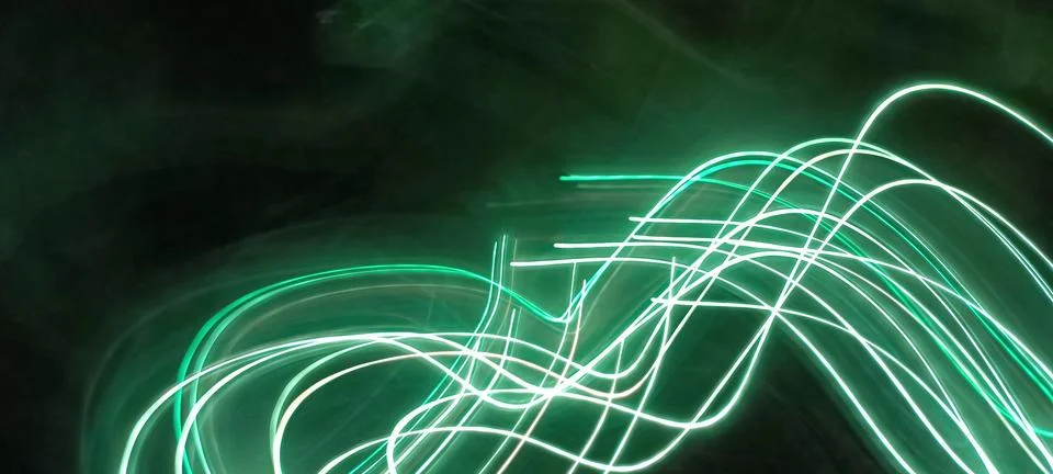 Cyber programming concept in blue theme for presentation abstract background Stock Photos