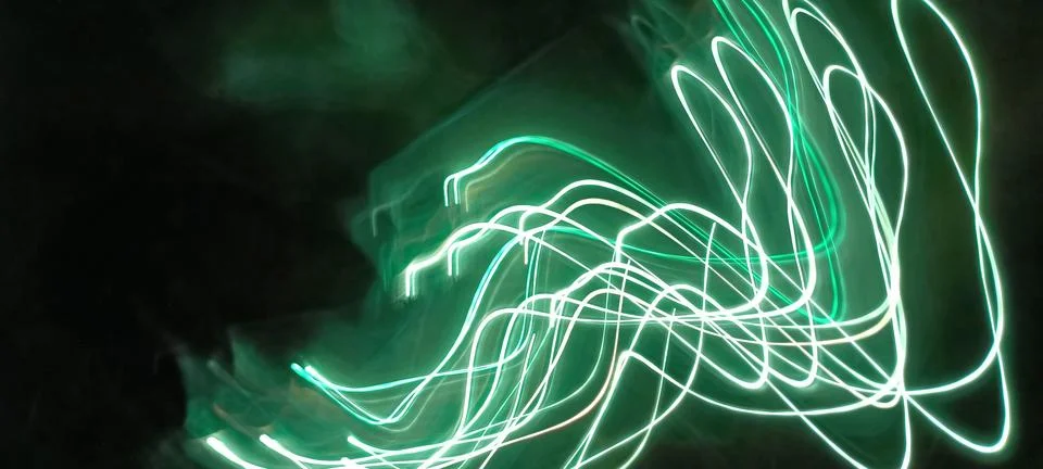 Cyber programming concept in blue theme for presentation abstract background Stock Photos