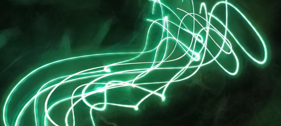 Cyber programming concept in blue theme for presentation abstract background Stock Photos