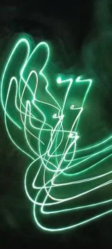 Cyber programming concept in blue theme for presentation abstract background 스톡 사진