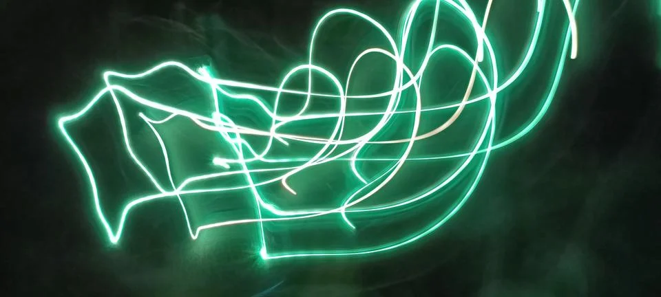 Cyber programming concept in blue theme for presentation abstract background Foto stock