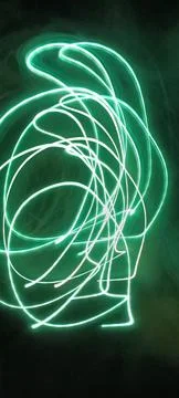 Cyber programming concept in blue theme for presentation abstract background Stock Photos