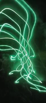 Cyber programming concept in blue theme for presentation abstract background Stock Photos