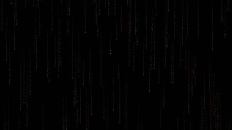 Cyber rain flows through digital space creating a surreal experience in a v.. Stock Footage 324649193