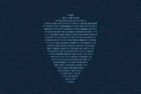 Cyber safety backdrop. Cyber security background. イラスト素材