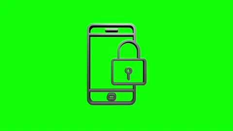 Cyber security 3D gold icon with shield and check mark. Security concept. Motion Video stock 153818101