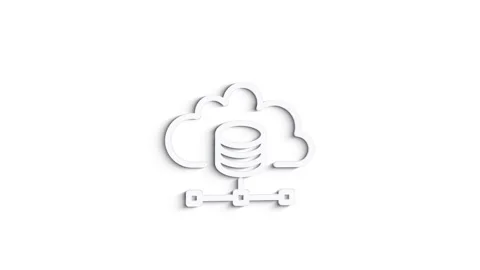 Cyber security 3D shadow icon with shield and check mark. Security concept Stock Footage 153817550