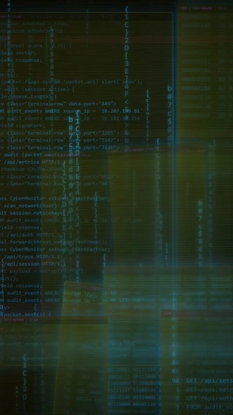 Cyber Security Access Denied 403 Error on Digital Screen Stock Footage 335344526