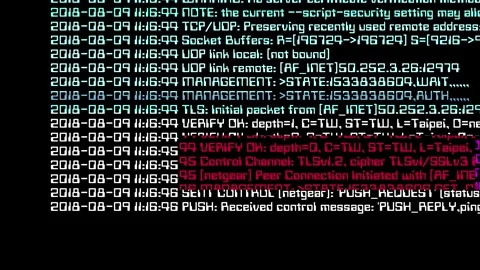 Cyber security alert. Error logs. Futuristic green tech interface. Stock Footage 313924886