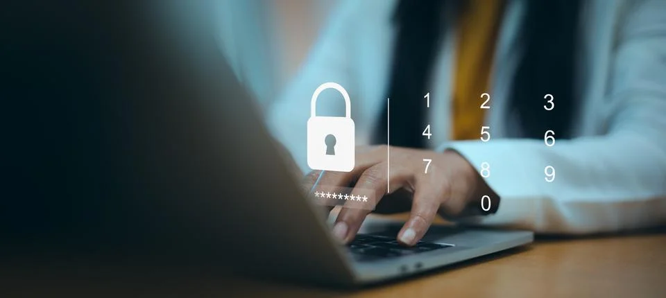 Cyber security and data privacy protection concept.Information technology s.. Stock Photos