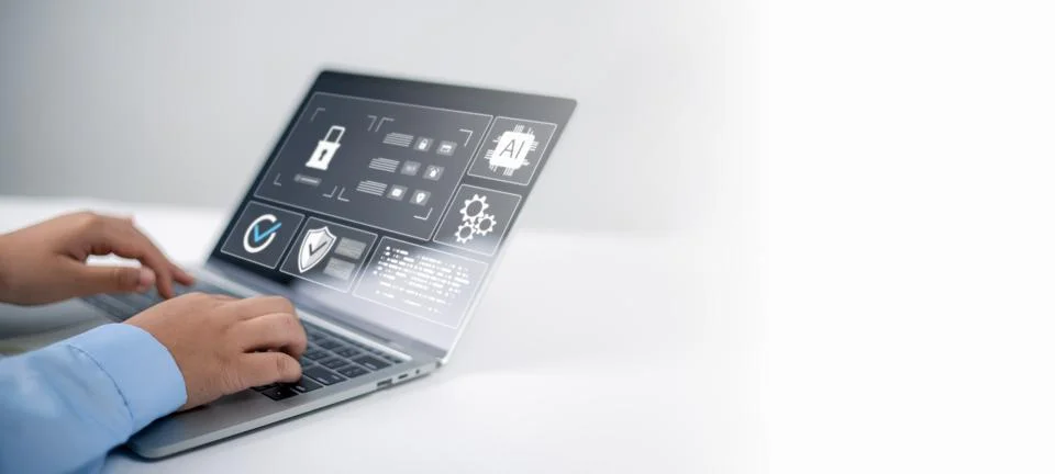 Cyber security and data protection on internet, User privacy encryption, Se.. Stock Photos