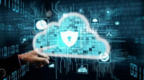 Cyber Security and Digital Data Protection conceptual Stock Photos