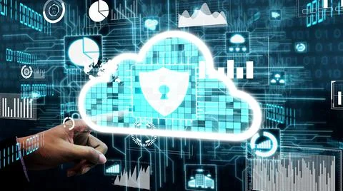 Cyber Security and Digital Data Protection conceptual Stock Photos