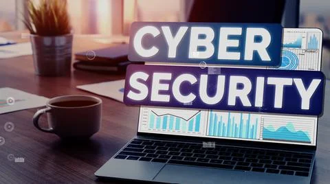 Cyber Security and Digital Data Protection conceptual Foto stock