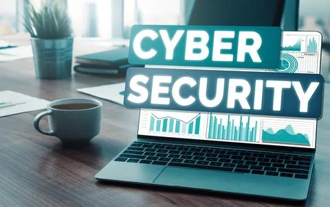 Cyber Security and Digital Data Protection Concept uds Stock Photos