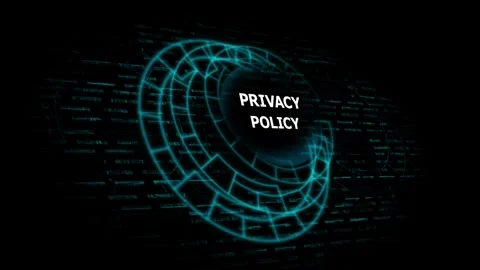 Cyber security and information concept design. technology privacy policy co.. Stock Footage 293484096