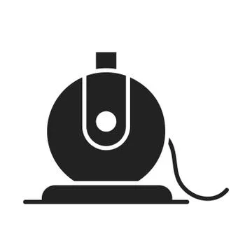 Cyber security and information or network protection webcam surveillance Stock Illustration