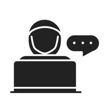 Cyber security and information or network protection hacker with laptop Stock Illustration