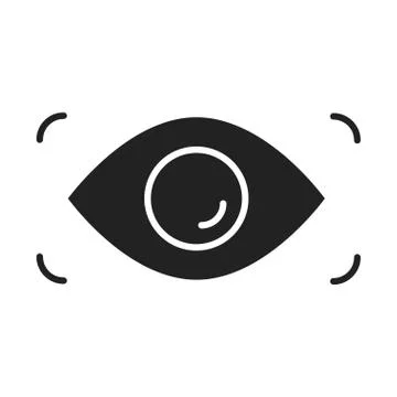 Cyber security and information or network protection eye viewing digital イラスト素材