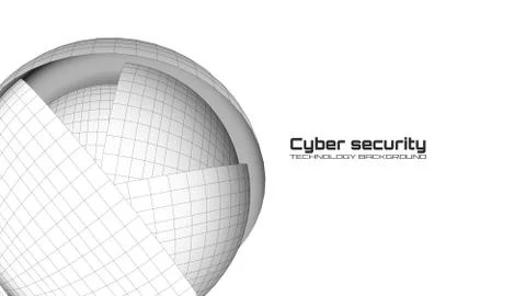 Cyber security and information protection. Protect mechanism, system privacy Illustrazione stock