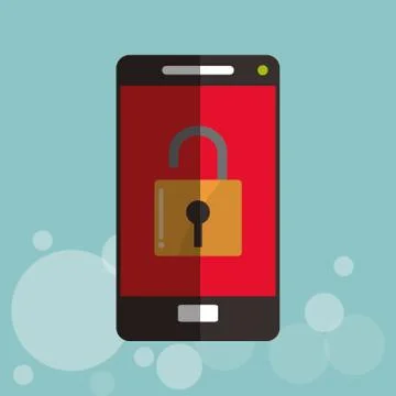 Cyber Security antivirus design , vector illustration Illustrazione stock