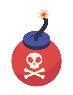Cyber security attack danger Stock Illustration