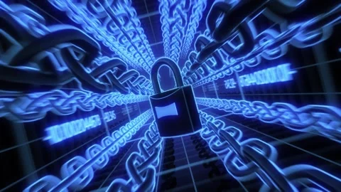 Cyber Security Background Stock Footage 262739993